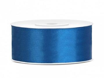 Satijn Lint Blauw 25mm 25m, Verzenden