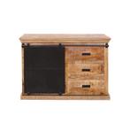 Dressoir Mangohout Milan 120 cm, Huis en Inrichting, Kasten | Dressoirs, Verzenden, Nieuw