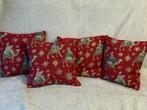 Set de quatre coussins en tissu gobelin avec décoration de, Diversen, Nieuw