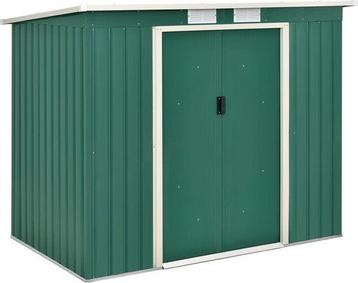 2dekans | Metalen Tuinhuis - maat M - Donkergroen beschikbaar voor biedingen