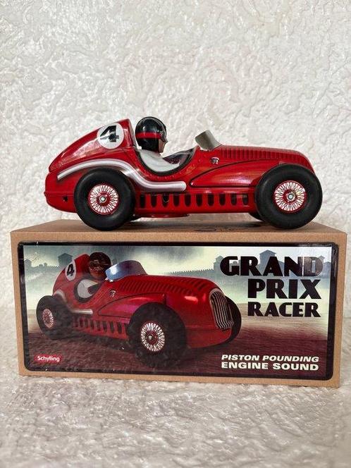 Schylling - Blikken speelgoedauto - Grand Prix Racer -, Antiek en Kunst, Antiek | Speelgoed