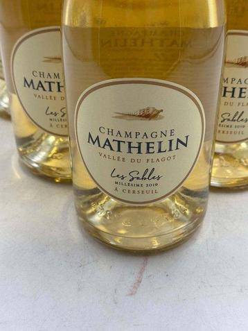 2019 Mathelin, les sables - Champagne Brut - 6 Flessen (0.75, Verzamelen, Nieuw