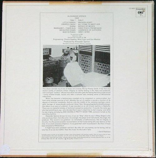 Alexander Spence - Oar (USA Old 360 Sound Columbia label), Cd's en Dvd's, Vinyl Singles