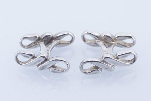 Hermès - Boutons de manchette - Entrelacs Entrelacs - Gaetan, Handtassen en Accessoires, Antieke sieraden