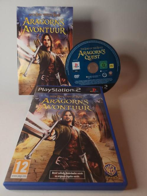In de Ban van de Ring Aragorns Avontuur Playstation 2, Games en Spelcomputers, Games | Sony PlayStation 2, Zo goed als nieuw, Ophalen of Verzenden
