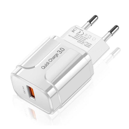Qualcomm Quick Charge 3.0 USB Muur Oplader Wallcharger AC, Télécoms, Téléphonie mobile | Batteries, Envoi