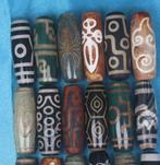 Dzi Parels - Tibetaanse Dzi Amulet - Spin Dzi, 9-Oog Dzi,