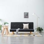 vidaXL Canapé-lit Tissu Gris foncé