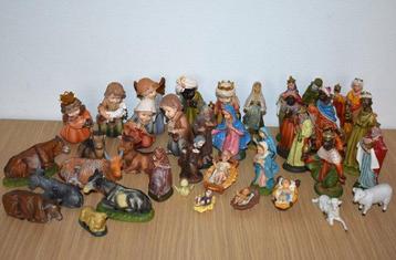 Kerstdecoratie (38) - Kerstfiguren : Maria, jozef, Jesus, beschikbaar voor biedingen