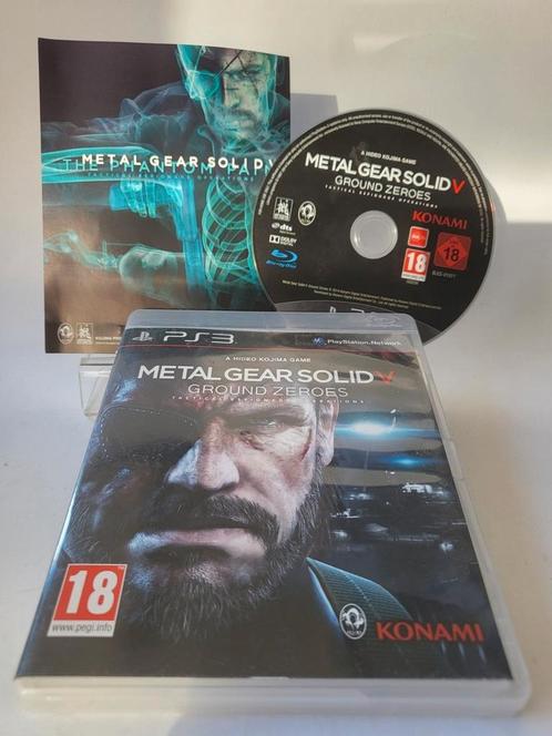 Metal Gear Solid V Ground Zeroes Playstation 3, Games en Spelcomputers, Games | Sony PlayStation 3, Zo goed als nieuw, Ophalen of Verzenden