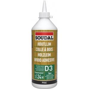 Soudal 65a - watervaste houtlijm d3 750g, Doe-het-zelf en Bouw, IJzerwaren en Bevestigingsmiddelen