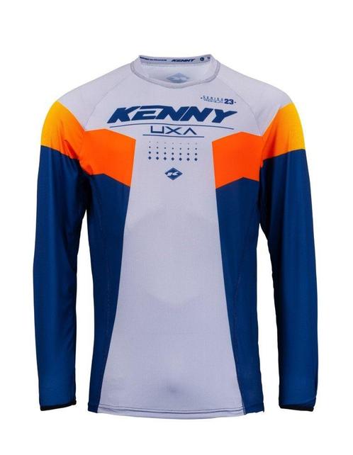 Kenny 2023 Titanium Crossshirt Navy / Grijs maat L, Motos, Vêtements | Vêtements de moto, Enlèvement ou Envoi