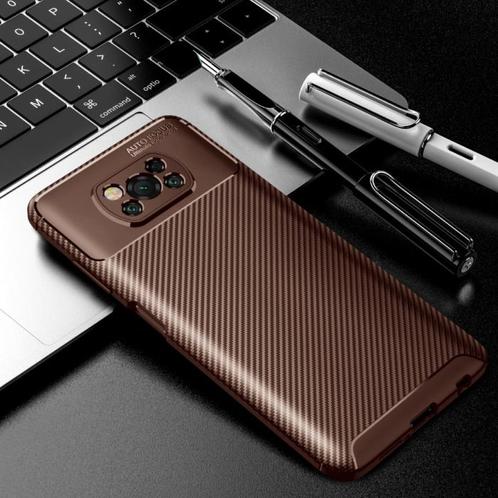 Xiaomi Redmi Note 9T Hoesje - Carbon Fiber Textuur, Telecommunicatie, Mobiele telefoons | Hoesjes en Screenprotectors | Overige merken