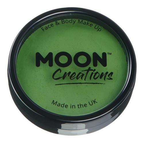Moon Creations Pro Face Paint Cake Pots Grass Green 36g, Hobby en Vrije tijd, Feestartikelen, Nieuw, Verzenden