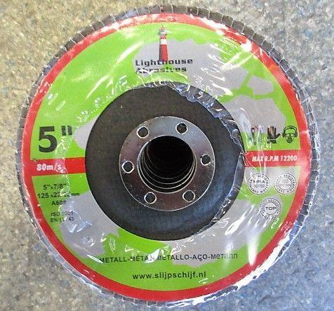 Lighthouse Slijpschijf, Lamellenschijf, Flap disc 125mm x, Zakelijke goederen, Kantoor en Winkelinrichting | Winkel en Inventaris