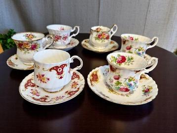 Royal Albert, Elizabethan - Service à thé et café -