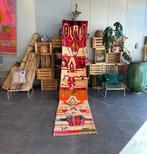 Marokkaans traditioneel oranje Boho Berberdeken - Marokkaans, Huis en Inrichting, Stoffering | Tapijten en Vloerkleden, Nieuw