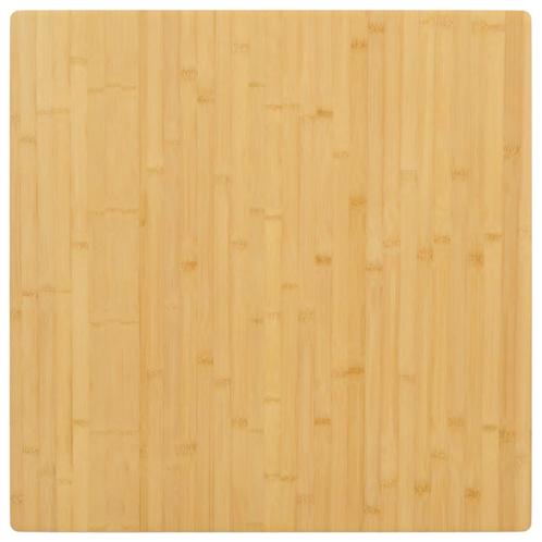 vidaXL Tafelblad 70x70x1,5 cm bamboe, Huis en Inrichting, Tafelonderdelen, Nieuw, Verzenden