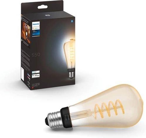 Philips Hue Filament Lichtbron E27 Edisonlamp ST72 - warm, Maison & Meubles, Lampes | Lampes en vrac, Envoi