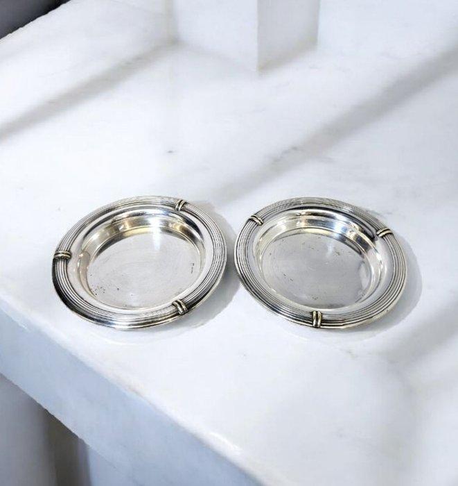 Dienblad (2) - Geplateerd met zilver - ST. Hilaire Paris, Antiek en Kunst, Antiek | Meubels | Tafels