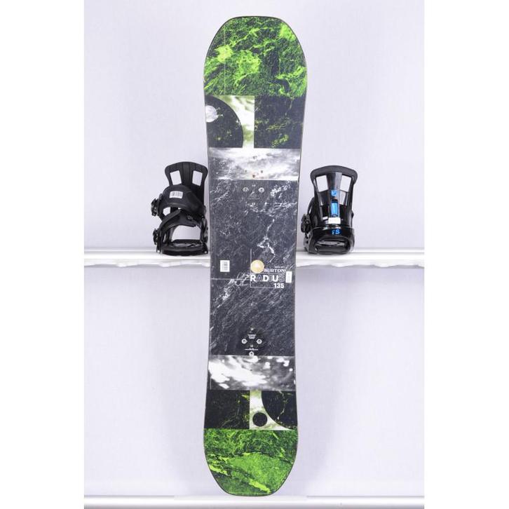 135 snowboard BURTON RADIUS, black/light green, woodcore, FL, Sport en Fitness, Snowboarden, Board, Gebruikt, Verzenden