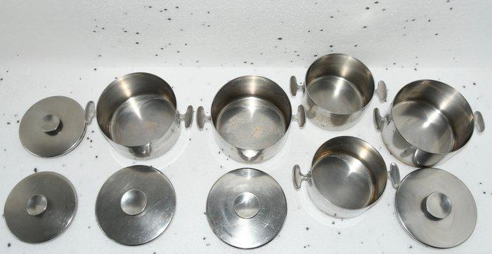 GERO, Zilmeta - Dick Simonis - Pan (5) - Model 5851 - Staal, Antiek en Kunst, Antiek | Meubels | Stoelen en Sofa's