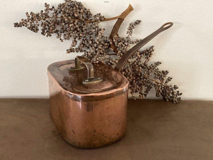 Kookpan - Koper - Daubiére - Frans - Antiek, Antiek en Kunst, Antiek | Keukengerei