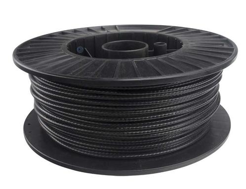 Fitness Staalkabel 6mm 100 meter zwart, Tuin en Terras, Overige Tuin en Terras, Verzenden