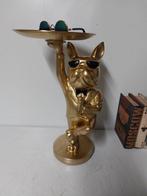 Beeld, bulldog cool sculptuur - 31 cm - polyresin