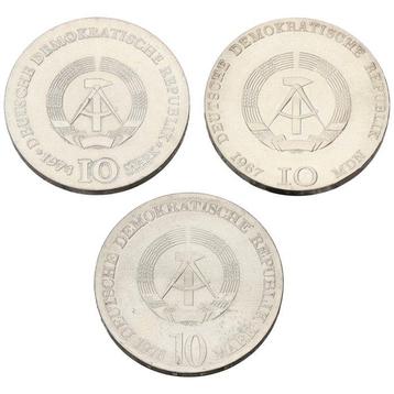 Allemagne, République Démocratique 10 Mark 1967/1976 (3