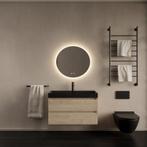 Badkamermeubelset Gliss Design Milan Met Lako Mat Zwarte, Doe-het-zelf en Bouw, Ophalen of Verzenden, Nieuw, Bad