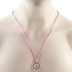 Bucherer - Ketting met hanger - 18 karaat Witgoud, Bucherer