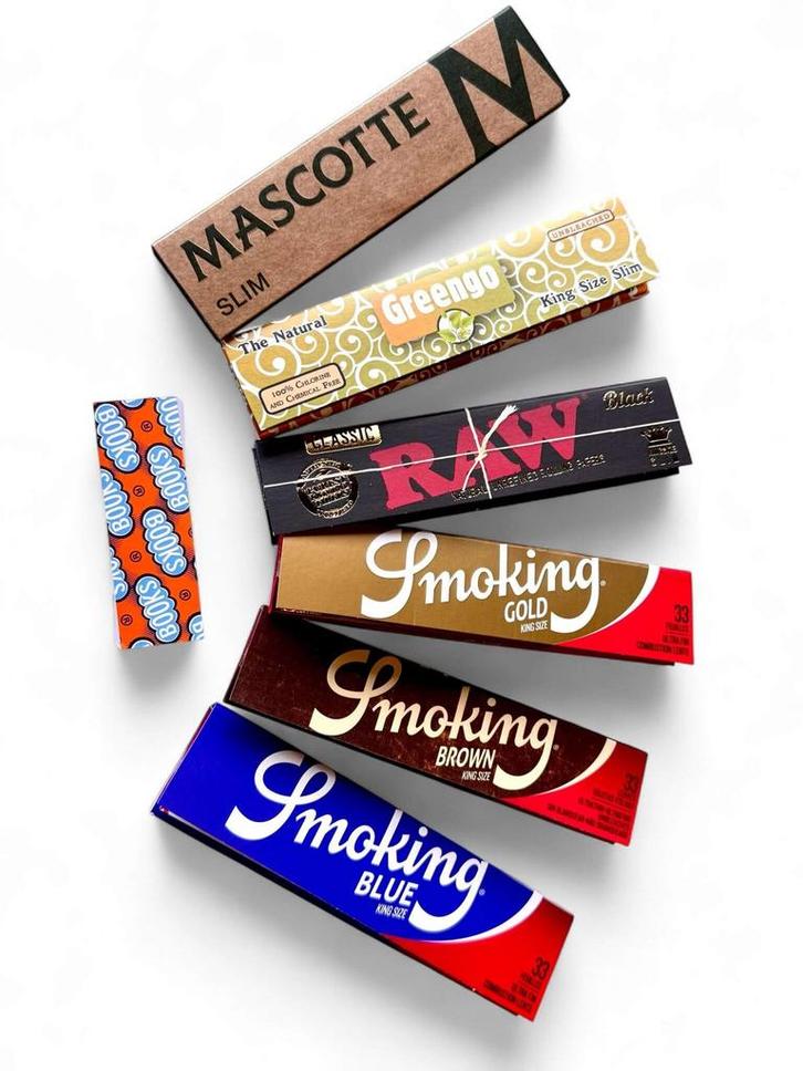 Proefpakket King/Slim Size Vloei, Verzamelen, Rookartikelen, Aanstekers en Luciferdoosjes, Nieuw, Verzenden