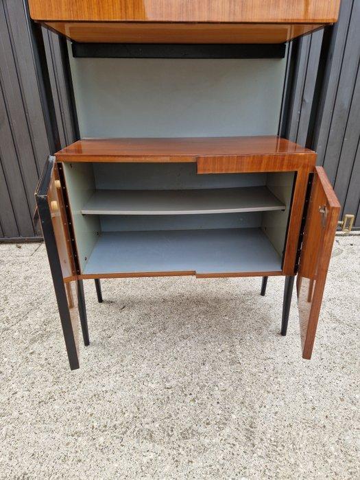 Boekenkast - Hout, Metaal, Formica, Antiek en Kunst, Kunst | Designobjecten