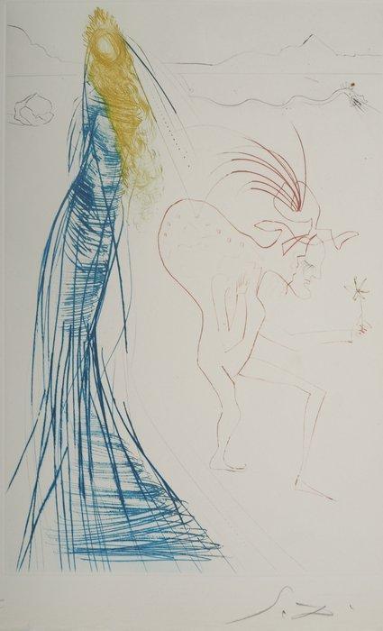 Salvador Dali (1904-1989) - La princesse Iseult et Tristan, Antiquités & Art, Antiquités | Autres Antiquités