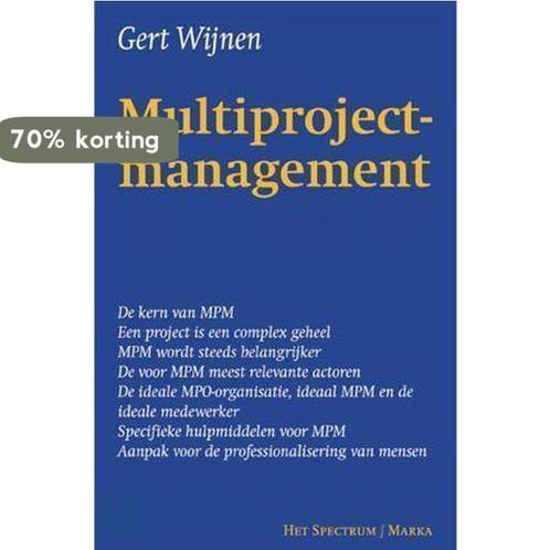 MULTIPROJECTMANAGEMENT 9789027457509 Wynen, Boeken, Economie, Management en Marketing, Gelezen, Verzenden