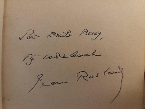 [Signé] Jean Rostand - Pages dun Moraliste - 1952, Antiek en Kunst, Antiek | Boeken en Manuscripten