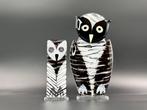Studio Habrat - Beeldje - Owl (2) - samensmelten, Antiek en Kunst, Antiek | Glaswerk en Kristal