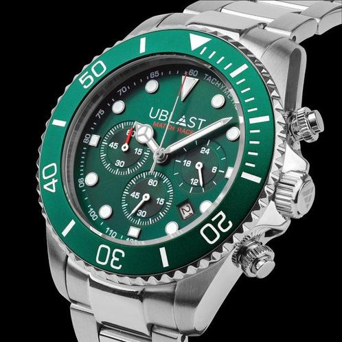 Ublast - Match Race Chronograph - UBMRC42GN - Homme - 2025, Handtassen en Accessoires, Horloges | Heren