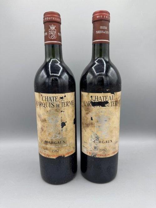 1982 Château Marquis de Terme - Margaux 4ème Grand Cru, Verzamelen, Wijnen