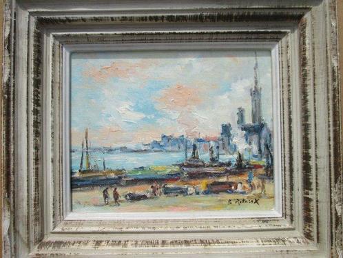Bruno Retaux (1947) - Vue de Rouen, Antiek en Kunst, Kunst | Schilderijen | Klassiek