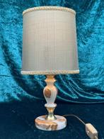 Mid-Century Design - Tischlampe – Onyx und Messing mit