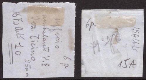 Anciens états italiens - Sardaigne 1857/1863 - annulations, Postzegels en Munten, Postzegels | Europa | Italië