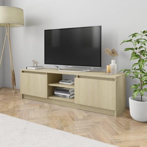 vidaXL Tv-meubel 120x30x35,5 cm bewerkt hout sonoma, Maison & Meubles, Armoires | Mobilier de télévision, Envoi