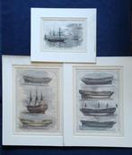 Europese school (XVIII) - Marine prints of British naval