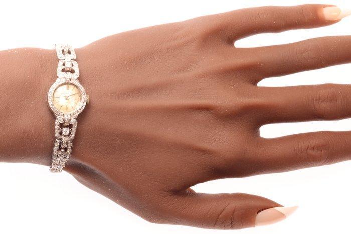 Bracelet Platine - 4.80ct. tw. Diamant (Naturelle) -, Handtassen en Accessoires, Antieke sieraden