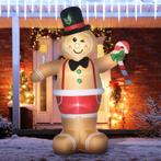 Opblaasbare Kerstman - Feestelijk - Verlicht - Rood, Diversen, Ophalen of Verzenden, Nieuw