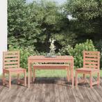 vidaXL 4-delige Tuinset massief douglashout, Tuin en Terras, Verzenden, Nieuw, Tuinset