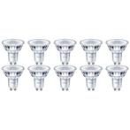 PHILIPS LED Spot 10 Pack - GU10 4.6W Natuurlijk Wit 4000K |, Verzenden
