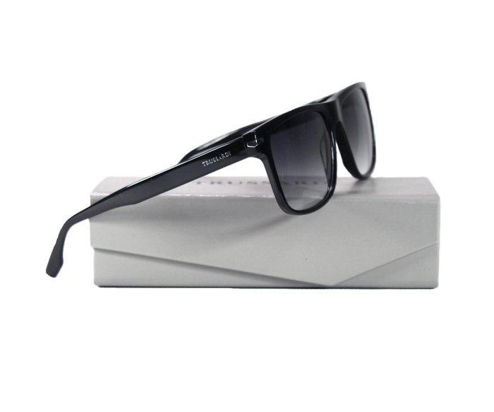 Sunglasses - Trussardi - TSM9006 A01 - schwarz, grau - Cat*3, Handtassen en Accessoires, Zonnebrillen en Brillen | Dames